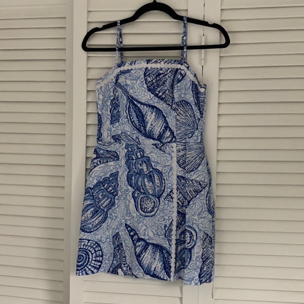 Lilly Pulitzer Blue Seashell Romper